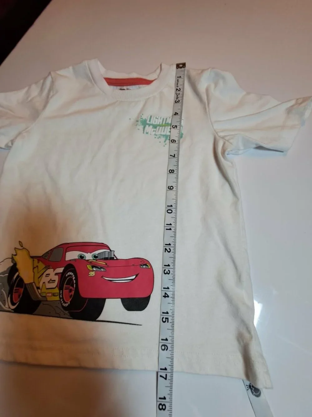 Disney Cars Lightning McQueen Boys 2 Pc Outfit Set Size 7